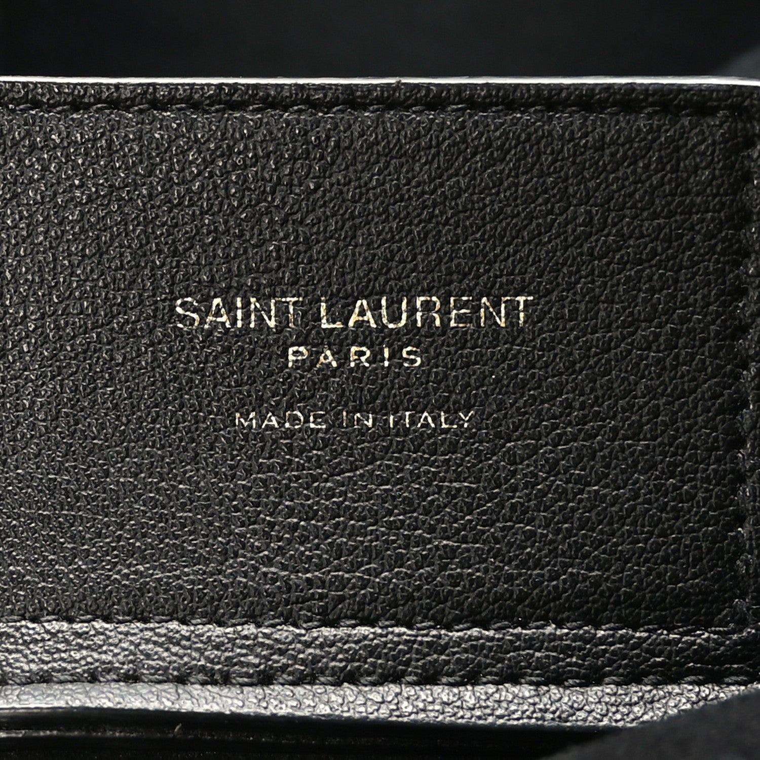 Saint Laurent Calfskin Large Shopping Tote Black 7 of 10