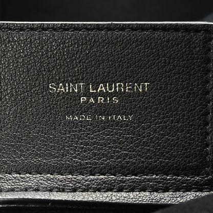 Saint Laurent Calfskin Large Shopping Tote Black 7 of 10
