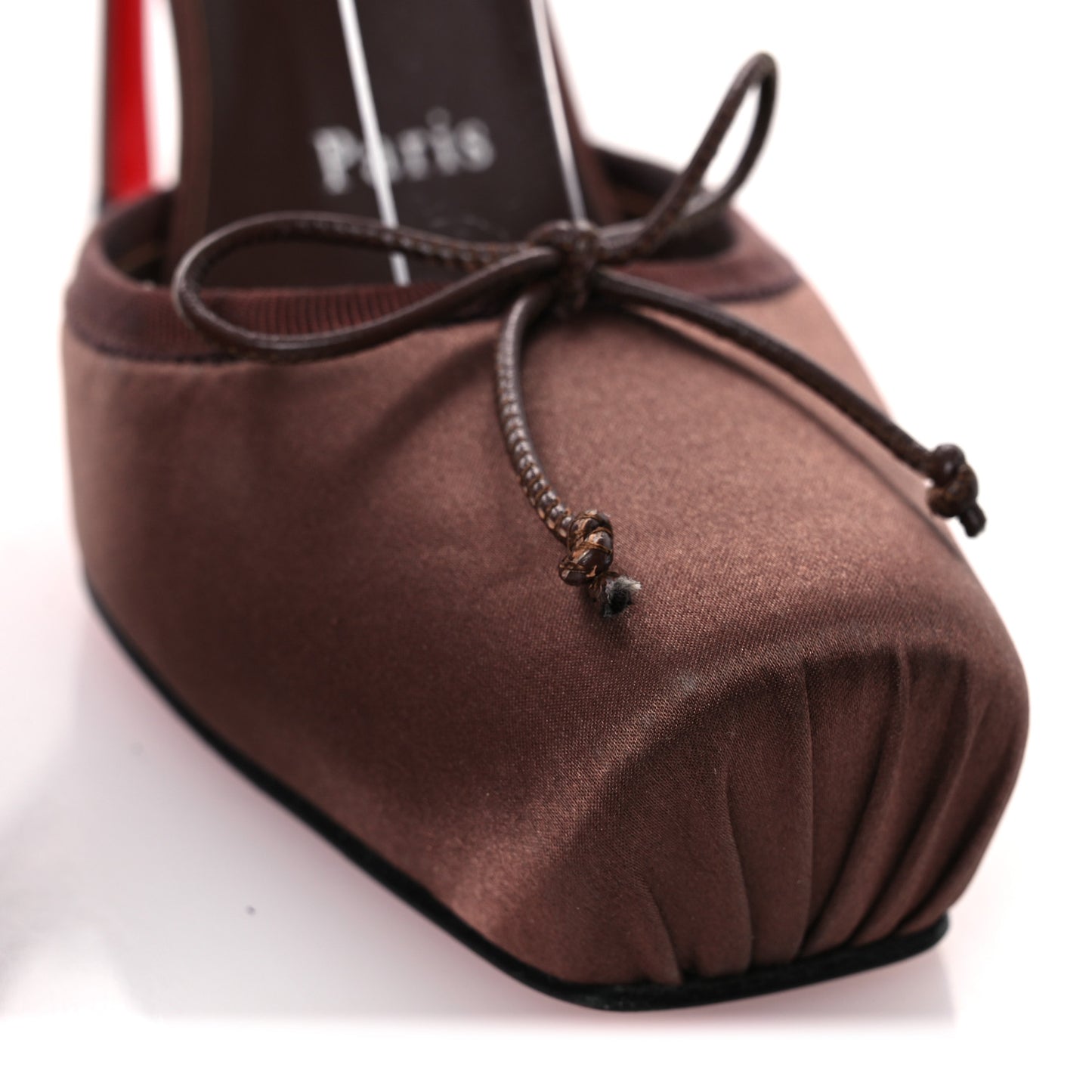 Crepe Satin Cassia Lace Up 100 Pumps 37.5 Nude 8