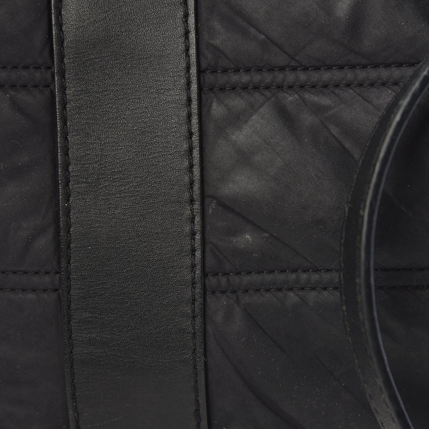 Nylon Large Olympia Diaper Bag Black