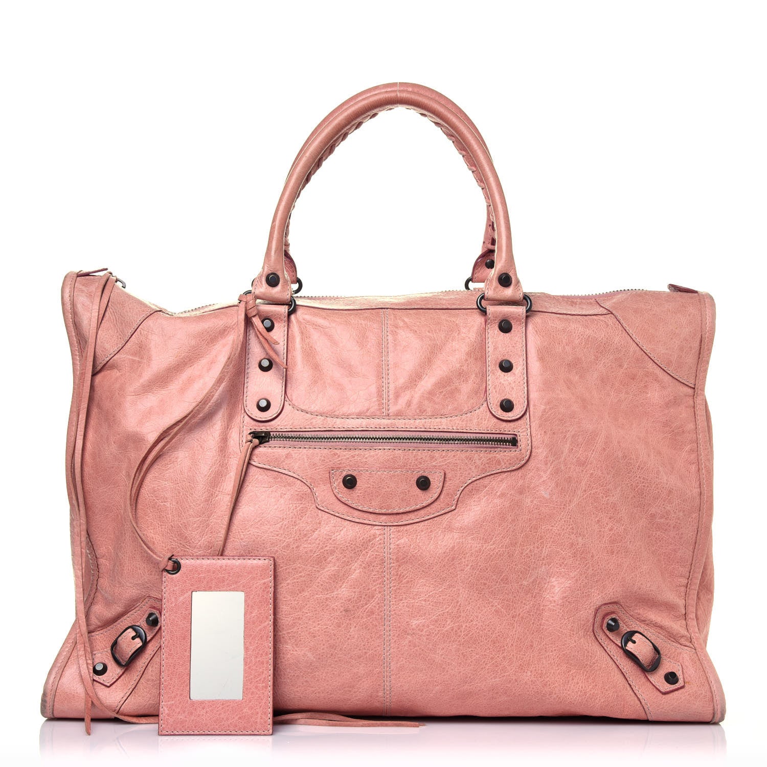 Balenciaga Agneau Classic Hardware Weekender Vieux Rose 1 of 21