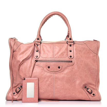 Balenciaga Agneau Classic Hardware Weekender Vieux Rose 1 of 21