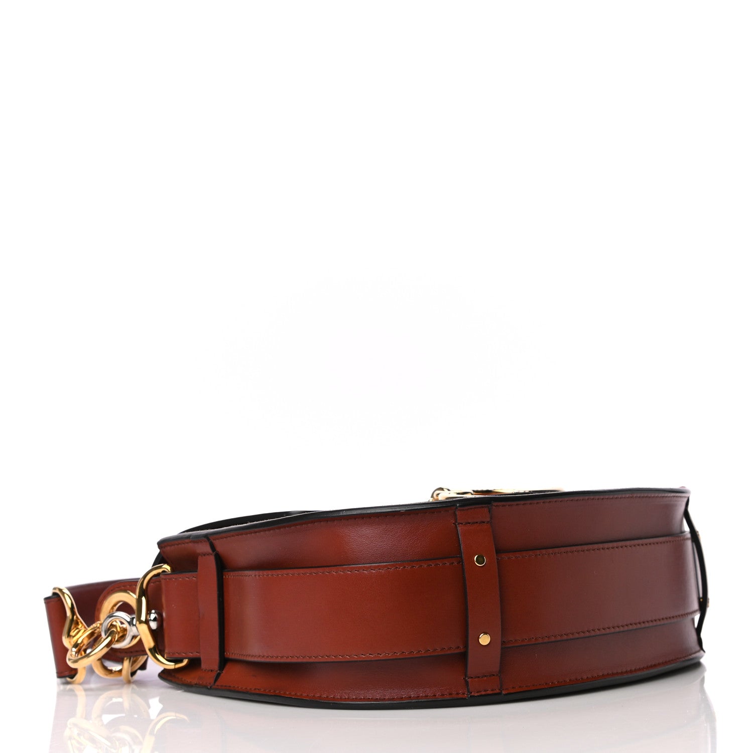 Chloe Calfskin Suede Large Tess Bag Sepia Brown 5 of 20