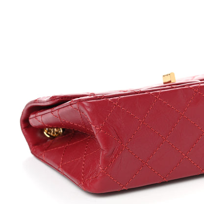 Chanel Aged Calfskin Quilted 2.55 Reissue Mini Flap Red 8 of 9