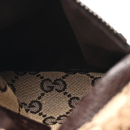 Gucci Monogram Web Belt Bag Dark Brown 6 of 13