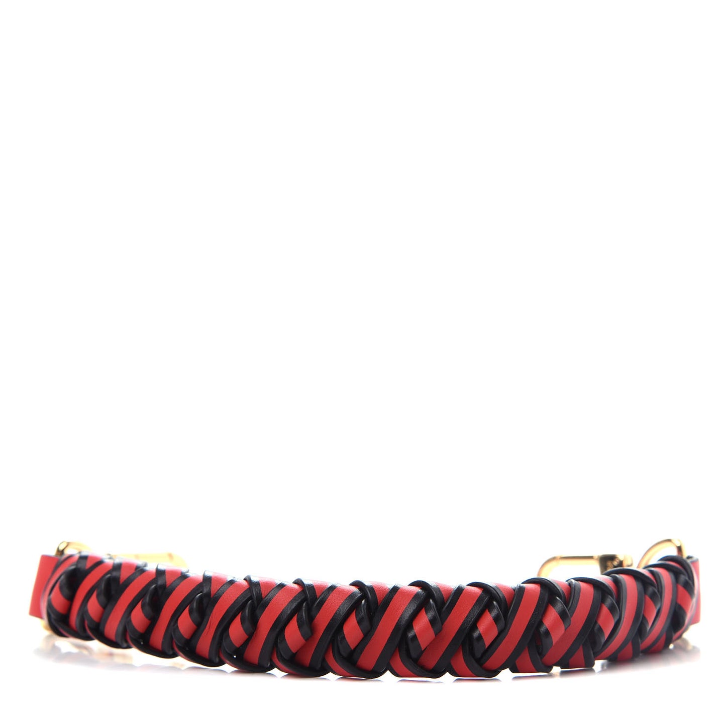 Calfskin Braided Neonoe Mini Strap Coquelicot