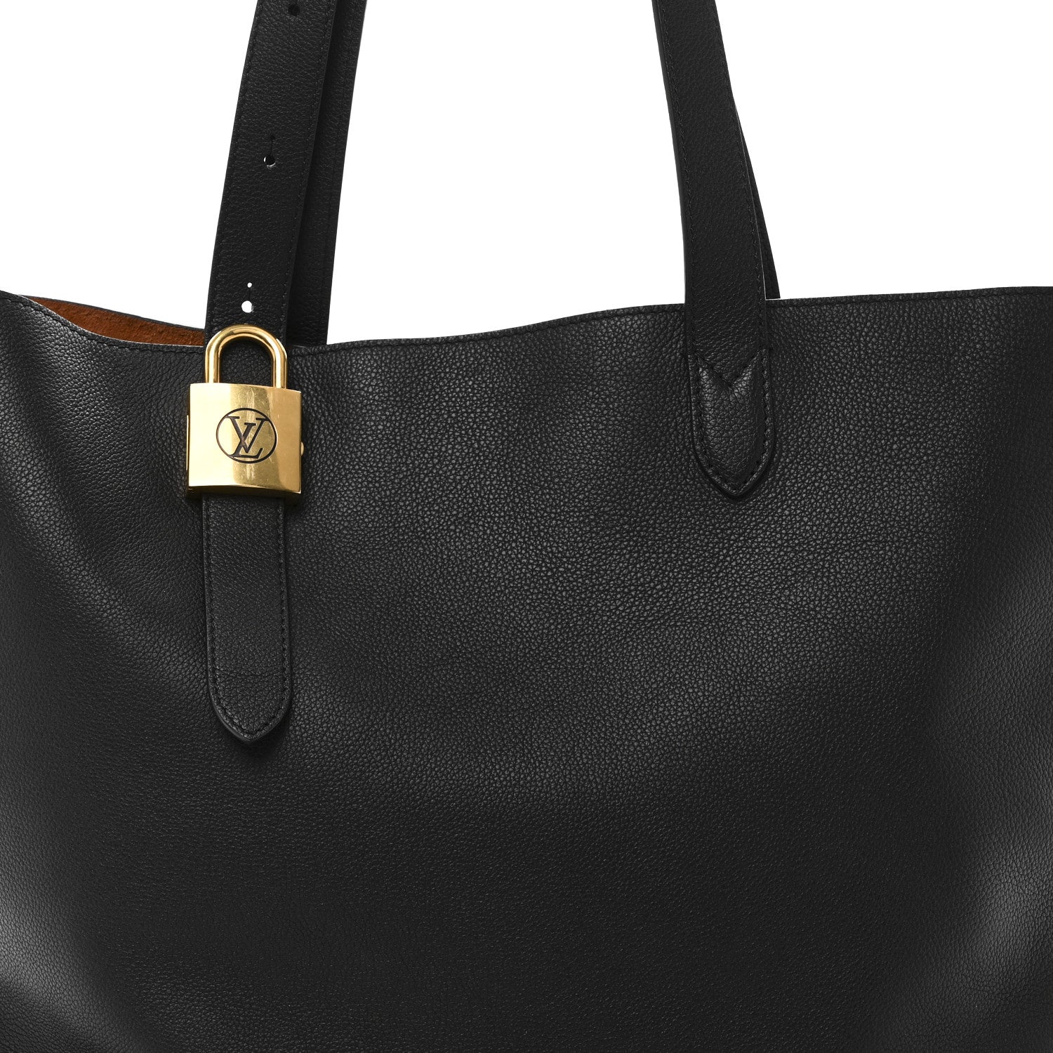 Louis Vuitton Grained Calfskin Low Key Cabas MM Black 7 of 9