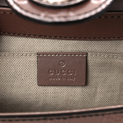 Gucci Shine Guccissima Medium Emily Chain Shoulder Bag Dark Cipria 6 of 14