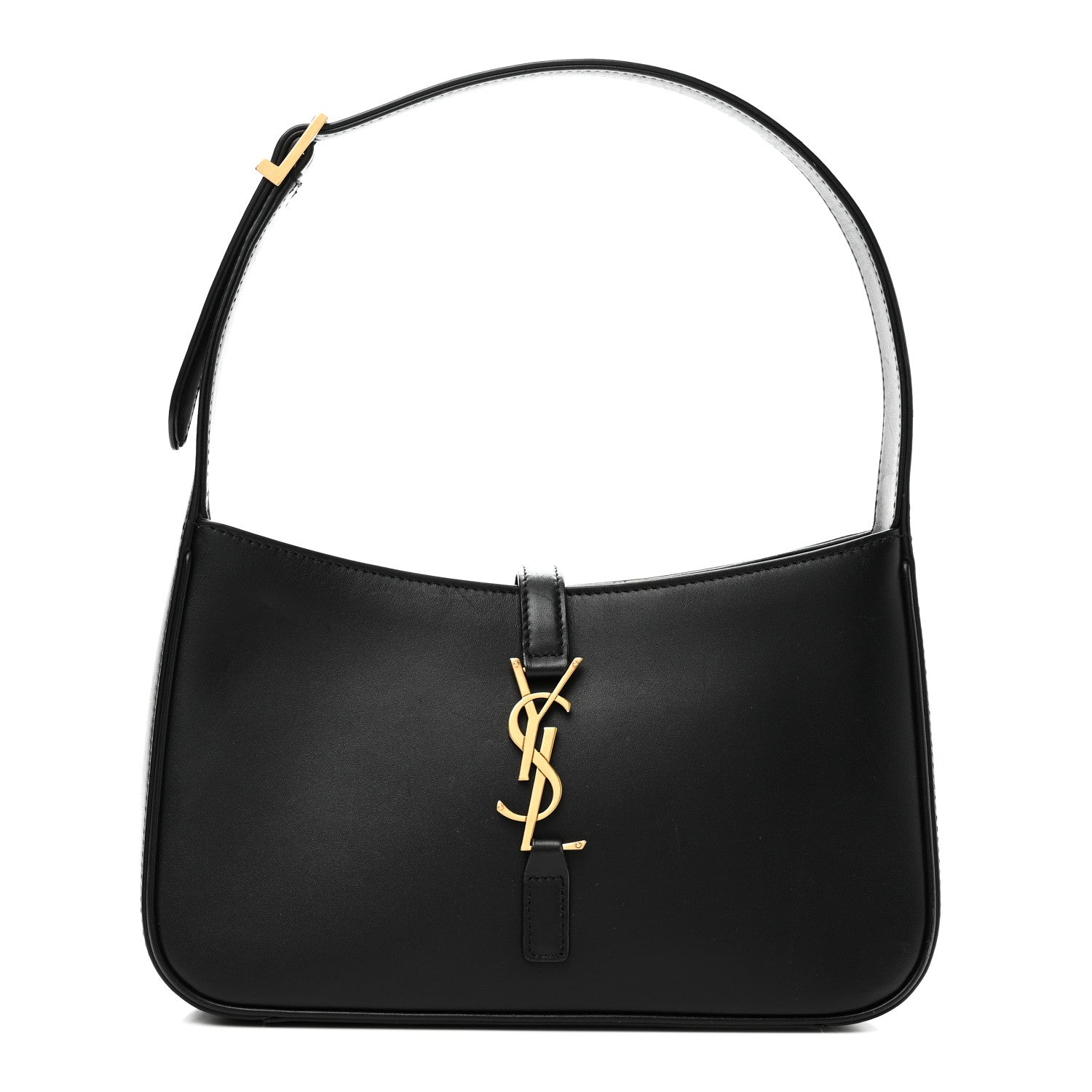 Saint Laurent Smooth Calfskin Le 5 A 7 Hobo Black 1 of 10