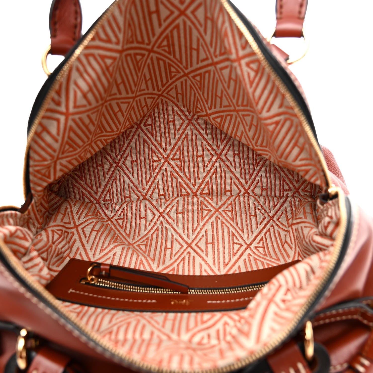 Chloe Calfskin Medium Daria Sepia Brown 6 of 10