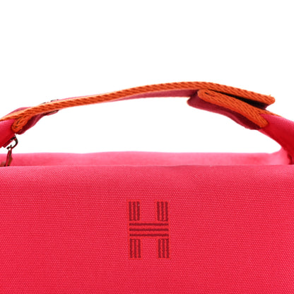 Hermes Canvas Small Bride-A-Brac Pouch Hibiscus 8 of 10
