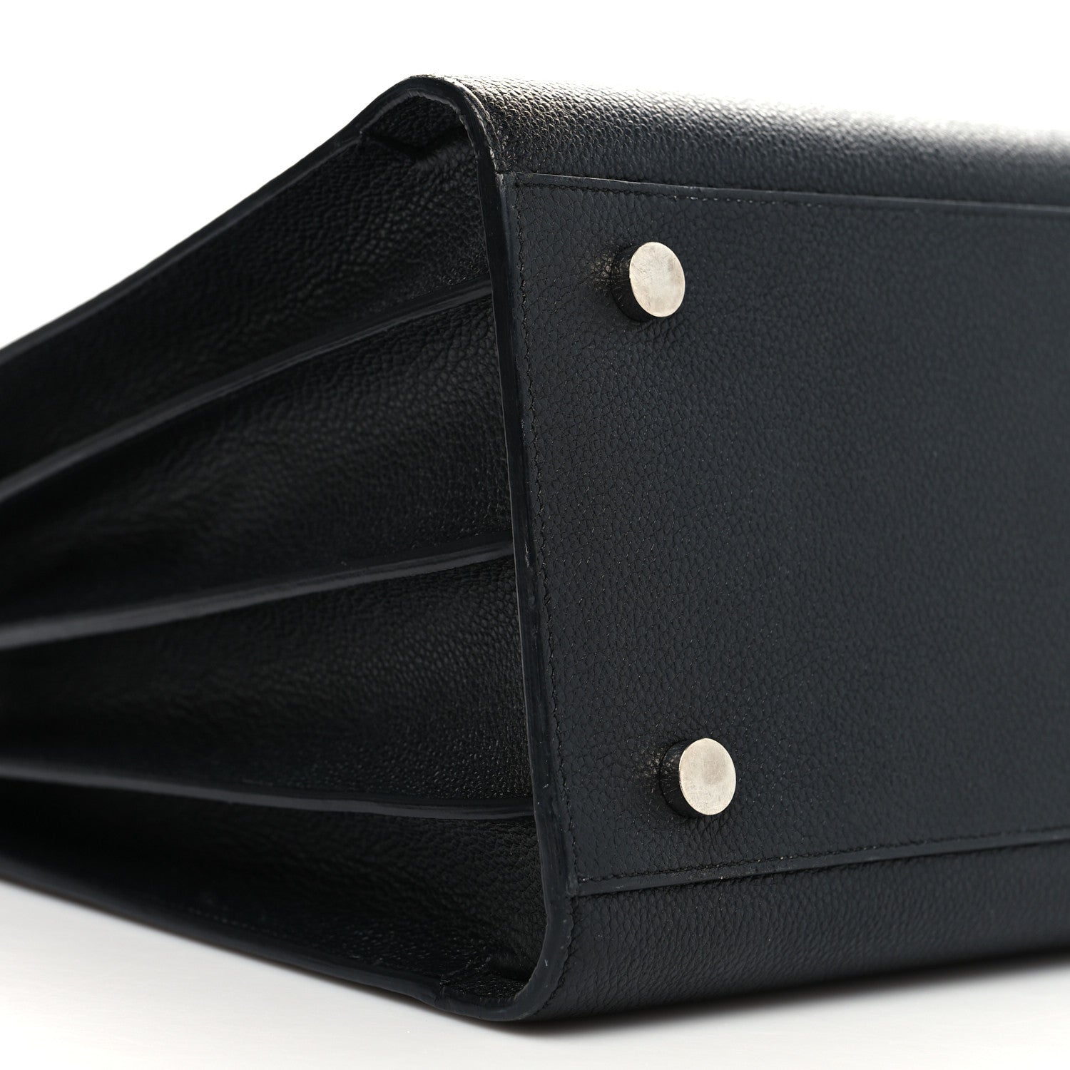 Saint Laurent Grained Calfskin Small Sac De Jour Black 9 of 12