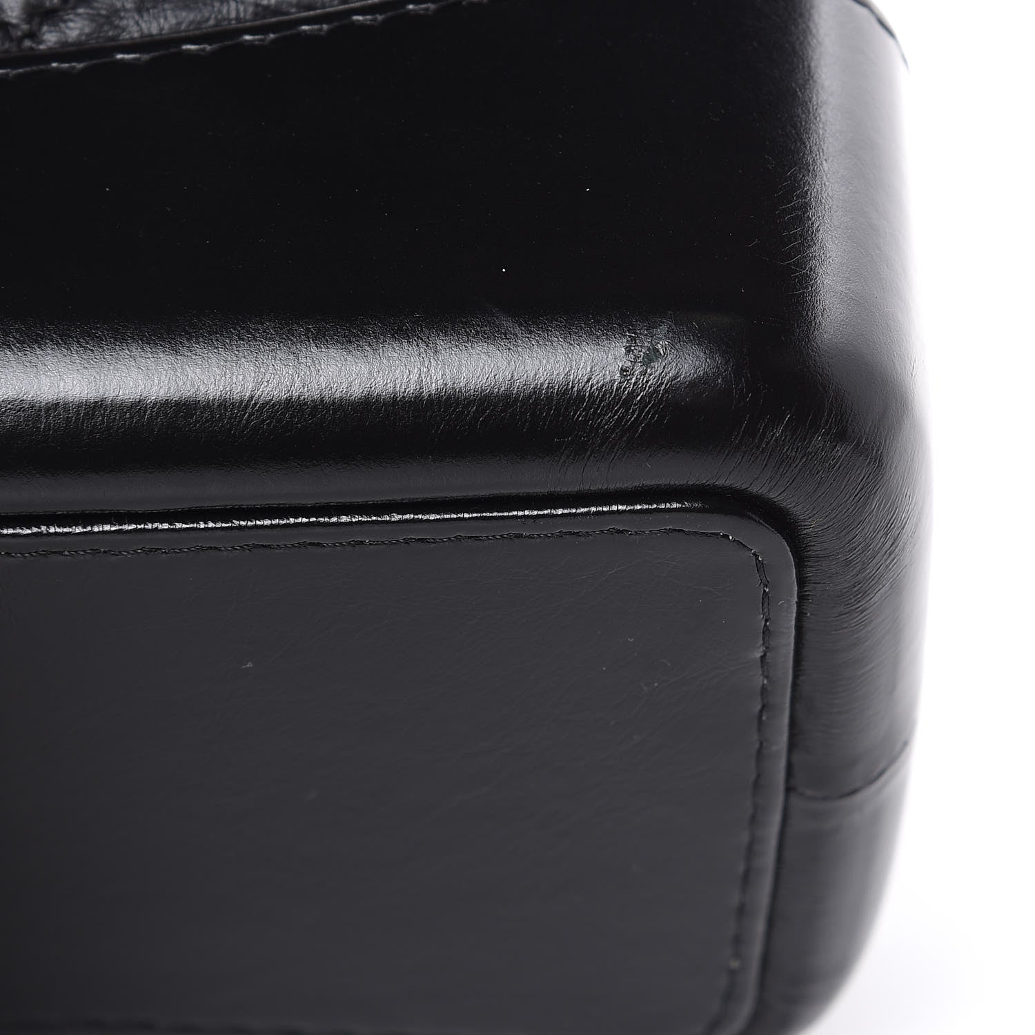 Chanel Aged Calfskin Quilted Gabrielle Backpack Black 11 of 12