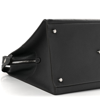 Fendi Cuoio Romano Peekaboo I SEE U Forty8 Satchel Asfalto Palladio 10 of 11