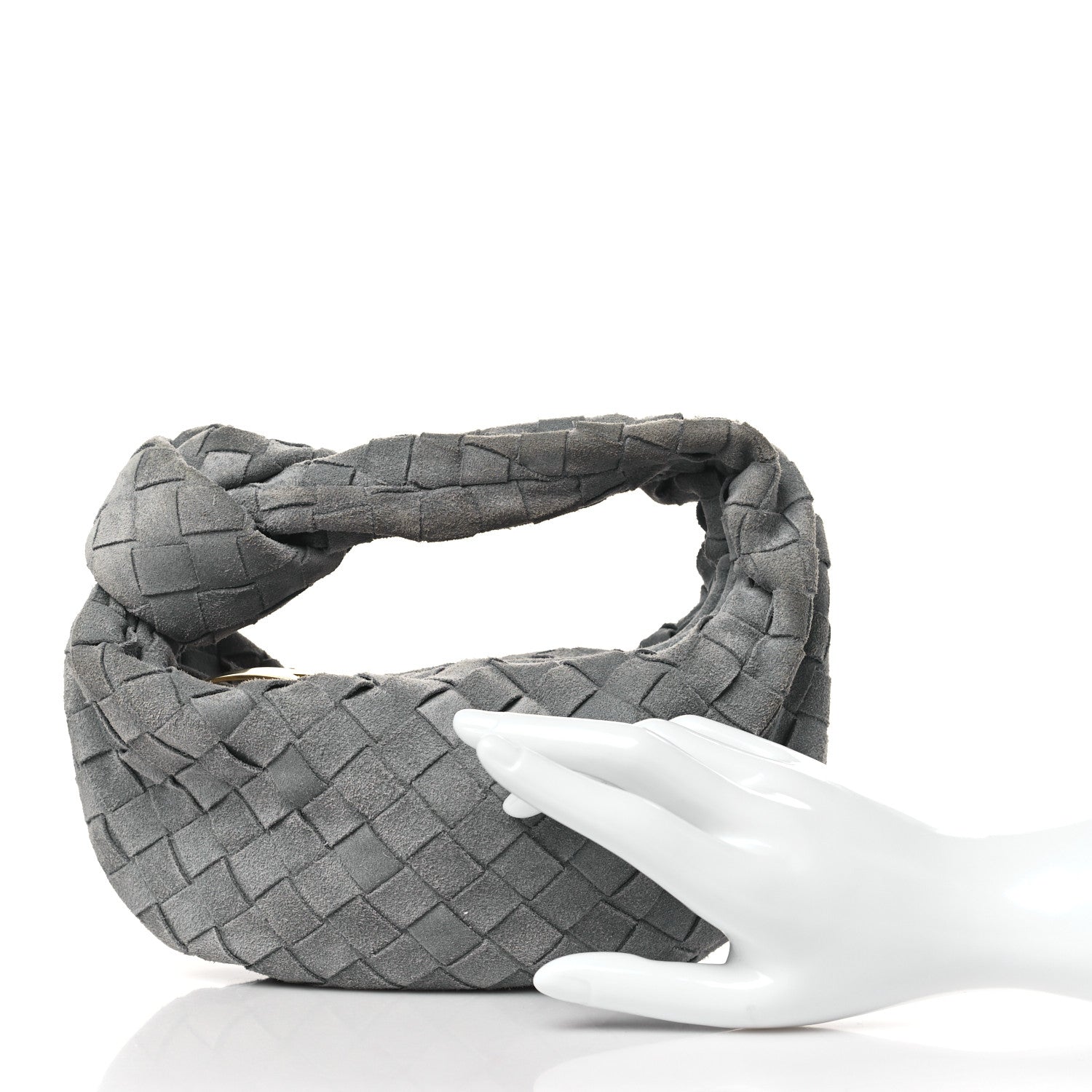 Bottega Veneta Suede Intrecciato Mini Jodie Thunder 2 of 11