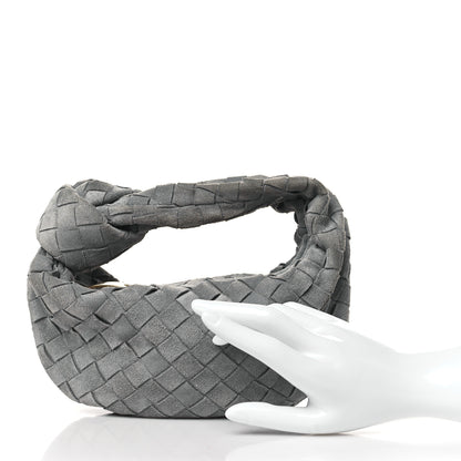 Bottega Veneta Suede Intrecciato Mini Jodie Thunder 2 of 11