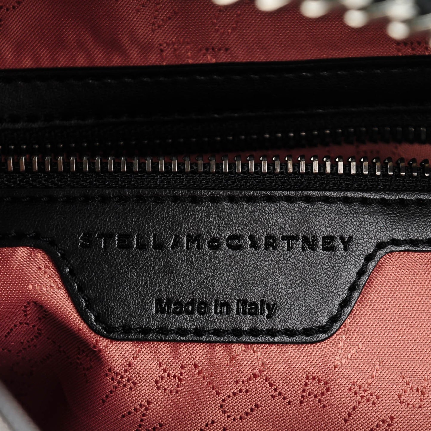 Shaggy Deer Quilted Mini Falabella Backpack Black