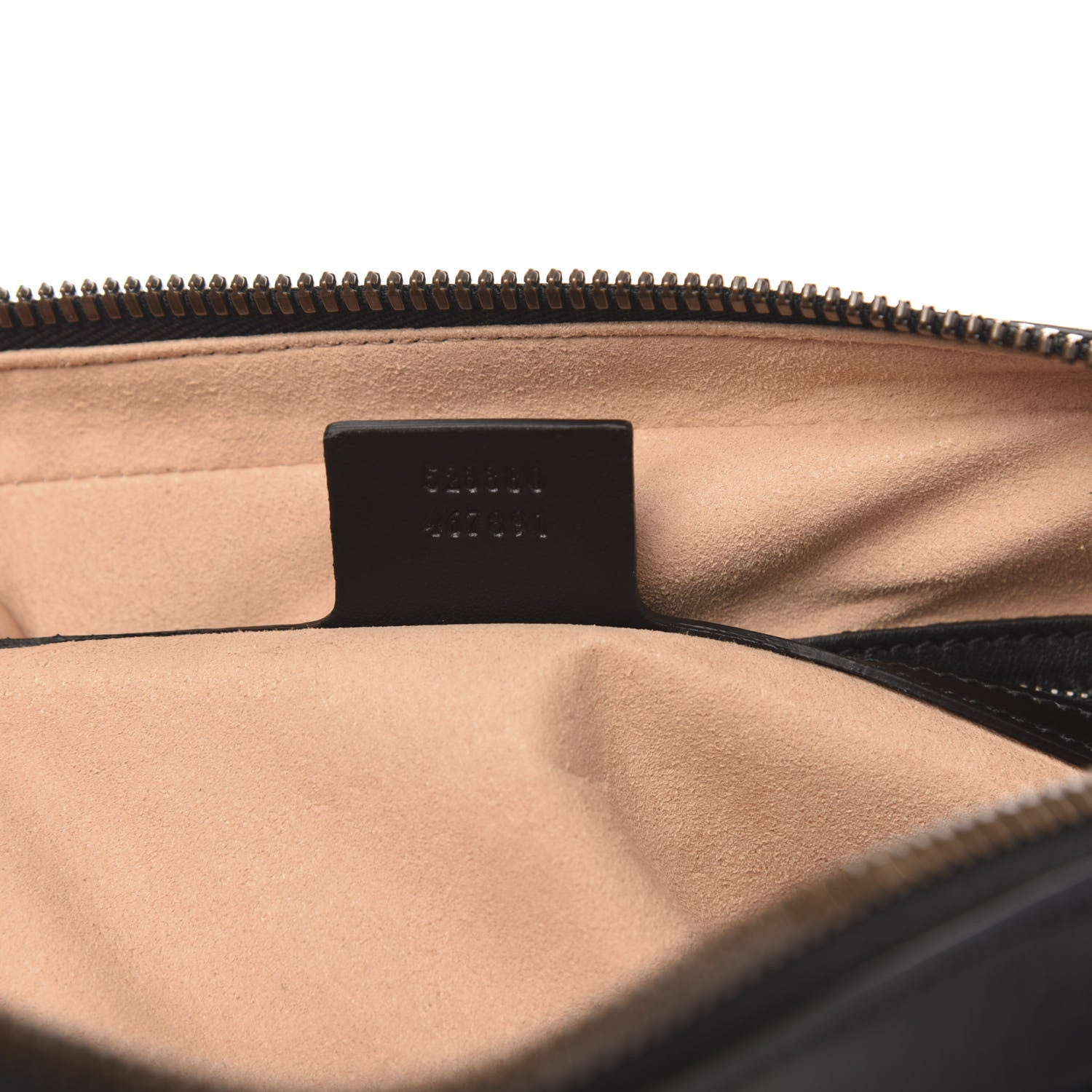 Gucci Calfskin Matelasse Mens GG Marmont Belt Bag 80 32 Black 7 of 10