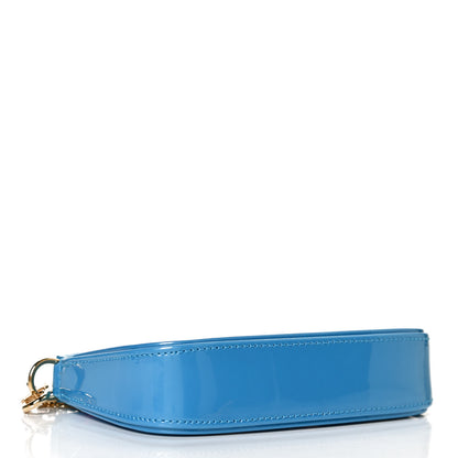 Louis Vuitton Vernis Valentine Mini Pochette Accessories Baby Blue Neon 4 of 9