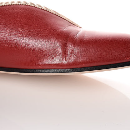 Gucci Malaga Kid Silk Hannelore Detachable Platform Slide 38 Hibiscus Red 13 of 17