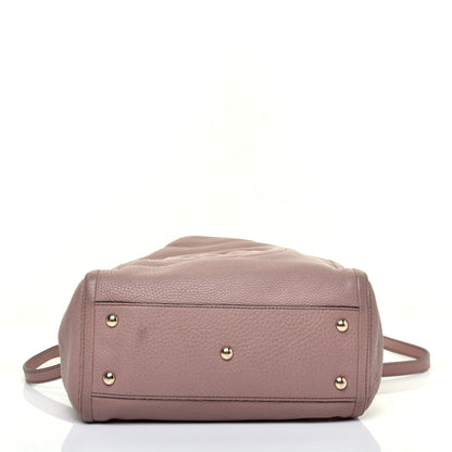 Gucci Pebbled Calfskin Small Soho Shoulder Bag Light Pink 10 of 10