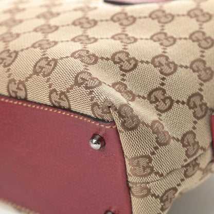 Gucci Monogram Small Boston Red 10 of 16