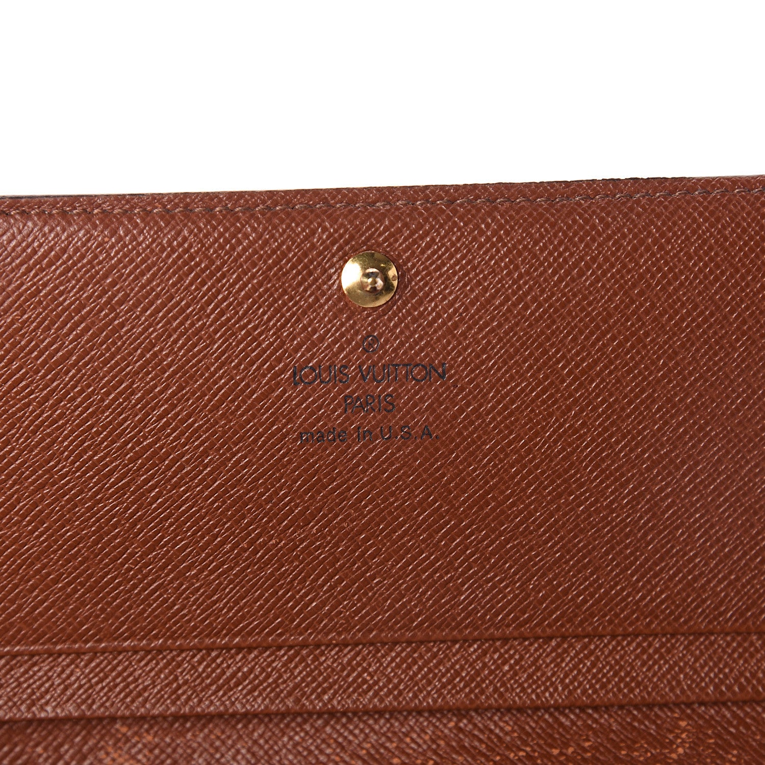Louis Vuitton Monogram Porte-Monnaie Tresor Wallet 5 of 5