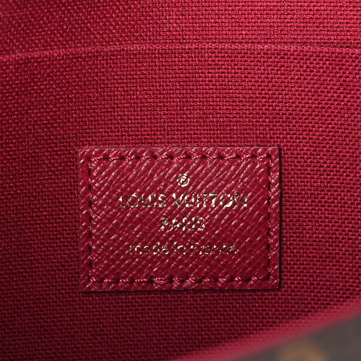 Monogram Pochette Felicie Chain Wallet Fuchsia