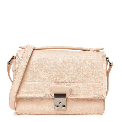 3.1 Phillip Lim 3.1 Textured Calfskin Mini Pashli Messenger White Peach 1 of 8