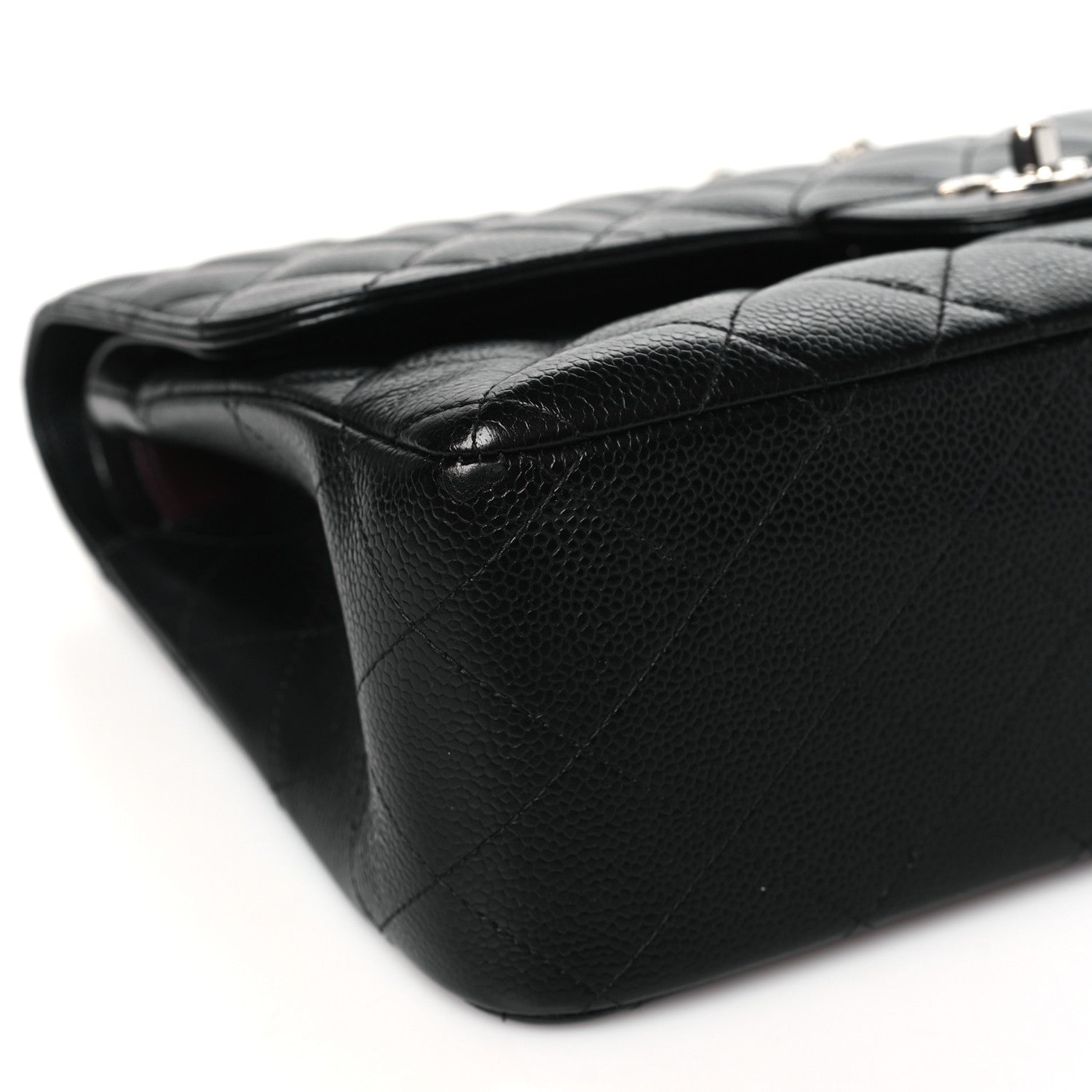 Chanel Caviar Quilted Jumbo Double Flap Black 9 of 12