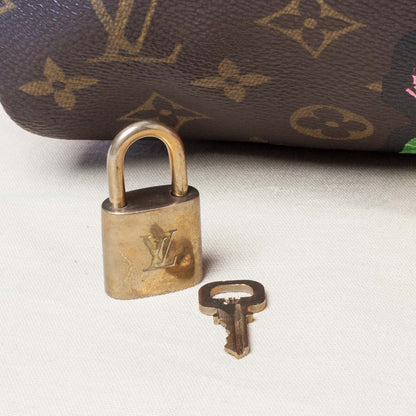 Louis Vuitton Monogram Roses Speedy 30 7 of 17