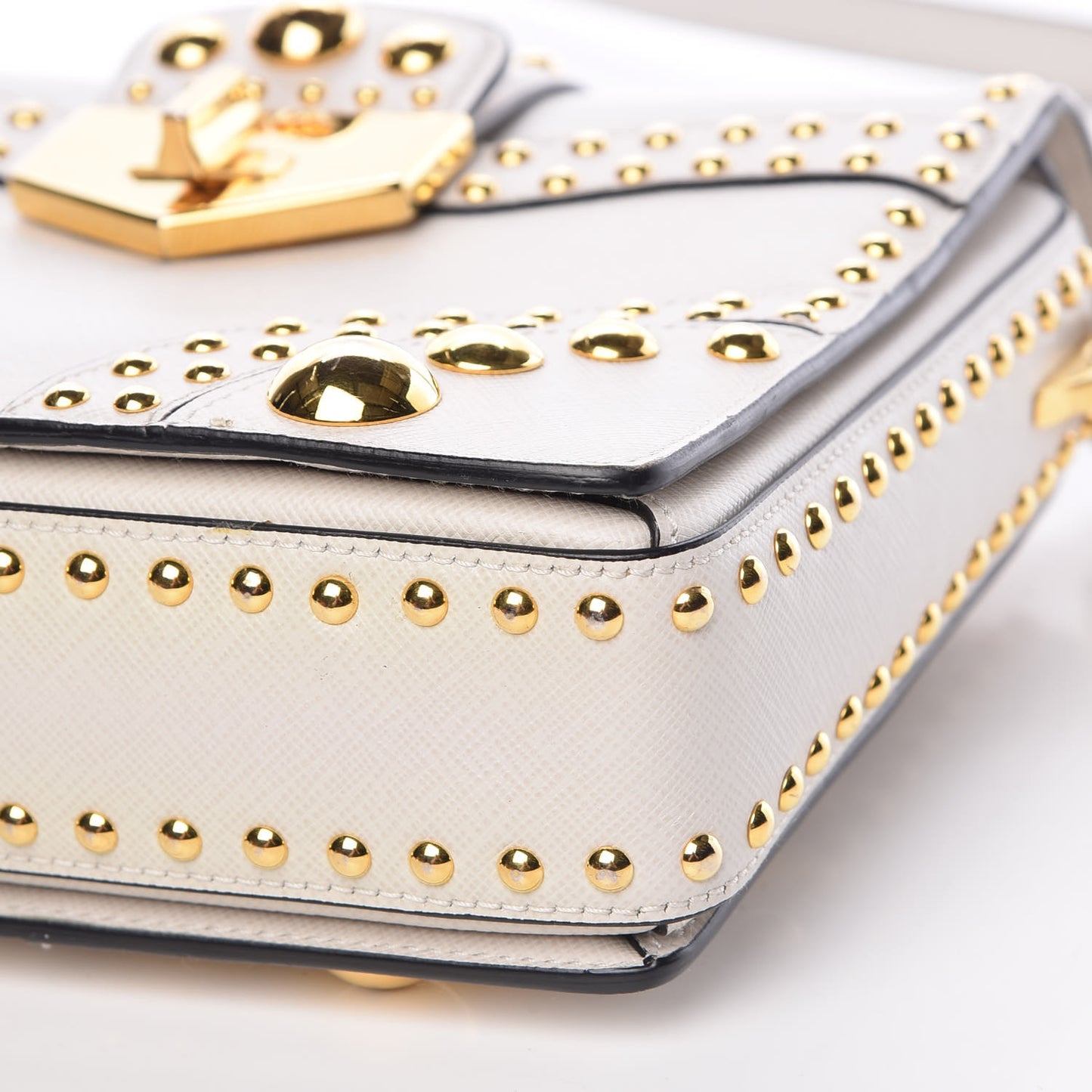 Saffiano Sound Studded Hobo Talco