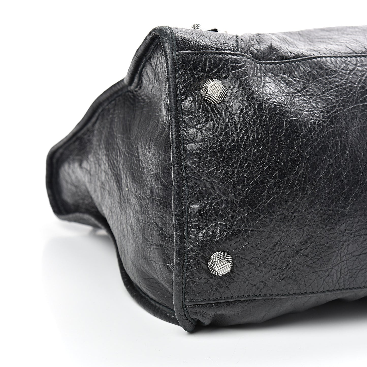 Agneau Giant 21 Silver Hardware Work Black
