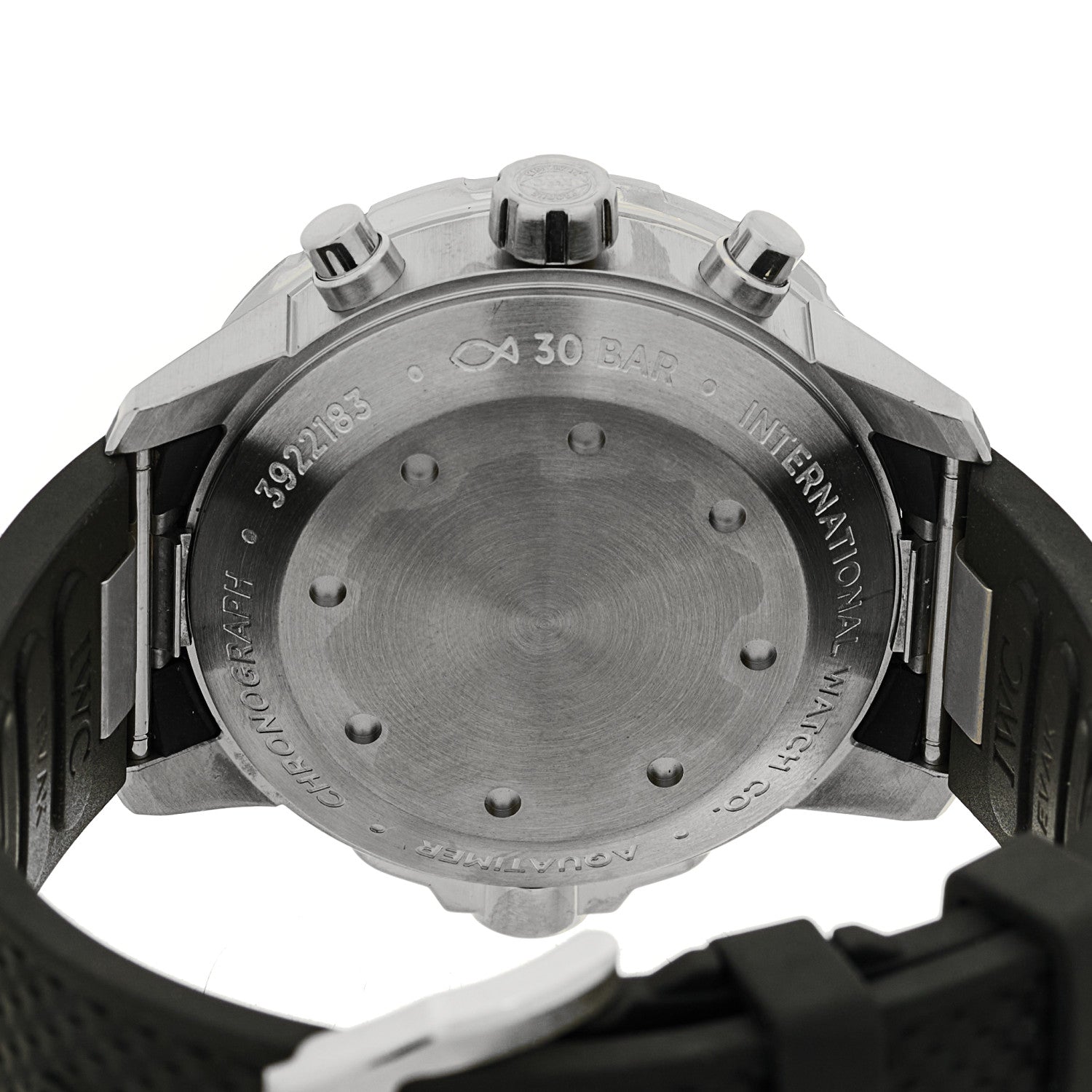 IWC Stainless Steel Rubber 44mm Aquatimer Chronograph Automatic Watch White IW376801 4 of 5