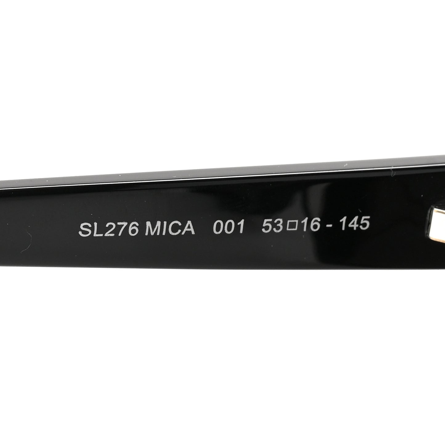 Acetate Mica Cat Eye Sunglasses SL 276 Black