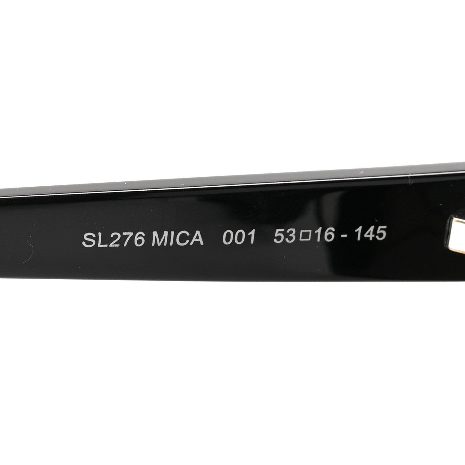 Saint Laurent Acetate Mica Cat Eye Sunglasses SL 276 Black 5 of 8