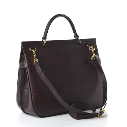 Mulberry Natural Grain Amberley Satchel Oxblood 3 of 9