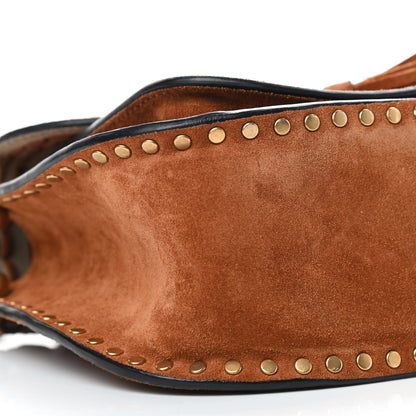Chloe Suede Calfskin Braided Mini Hudson Shoulder Bag Caramel 10 of 11
