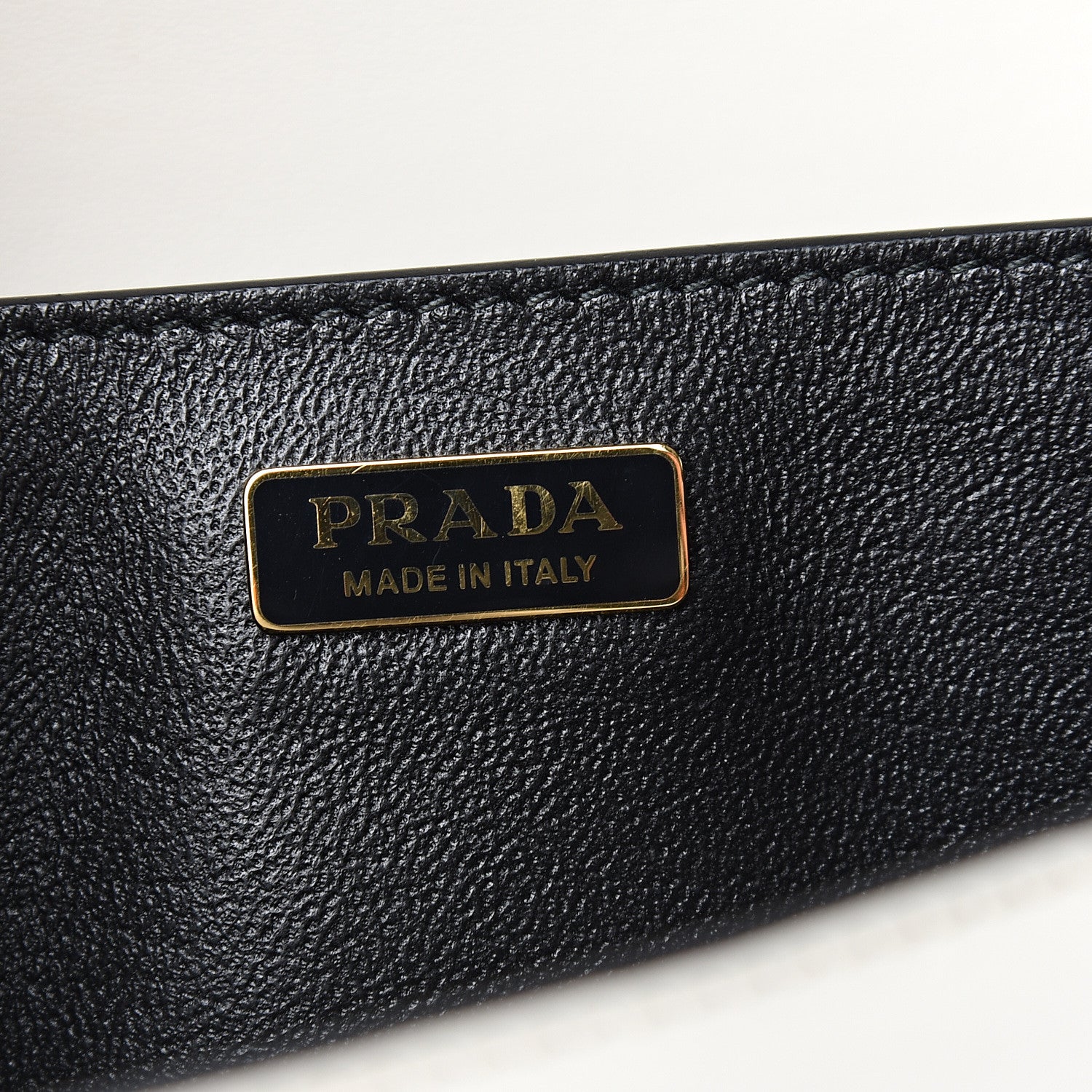 Prada City Calf Saffiano Cahier Bag Talco Black 5 of 8