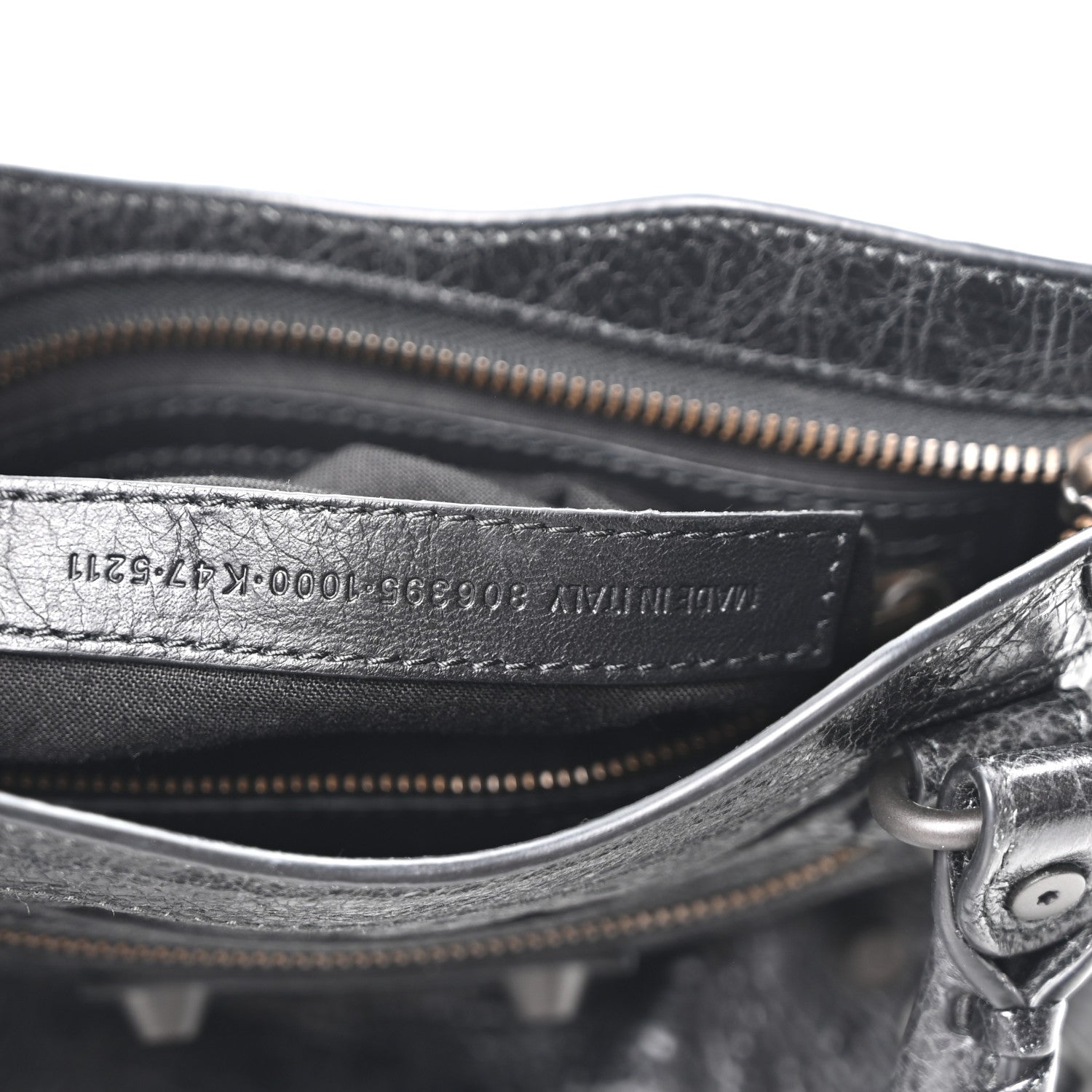 Balenciaga Agneau Arena Classic Hardware Le City Mini Black 7 of 11