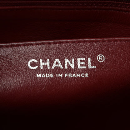 Chanel Caviar Quilted Jumbo Single Flap Red 6 of 9