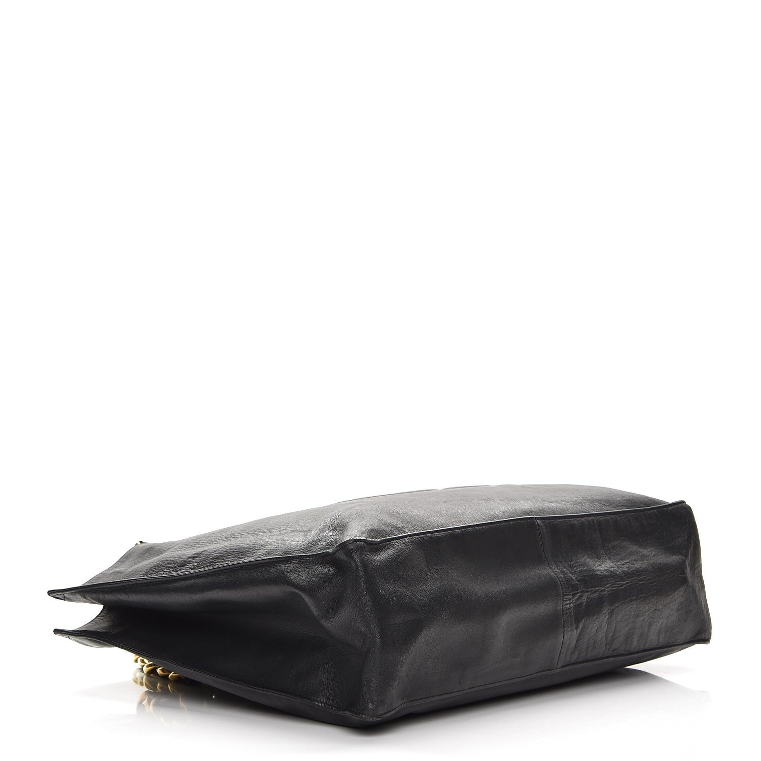 Chanel Lambskin CC Tote Black 4 of 12