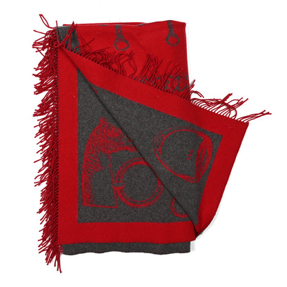 Hermes Cashmere Wool Blanket 2 of 5