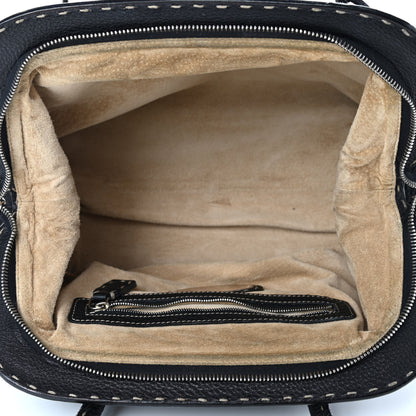 Fendi Calfskin Romano Selleria Adele 1328 Bag Black 4 of 4