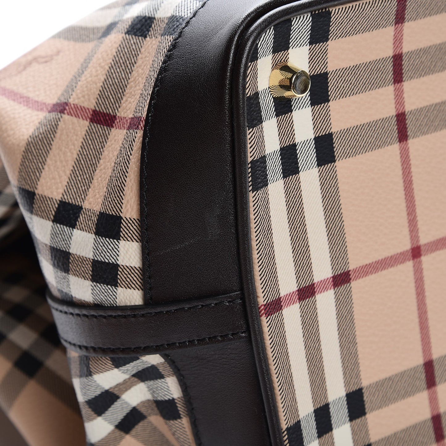 Haymarket Check Medium Golderton Tote Chocolate