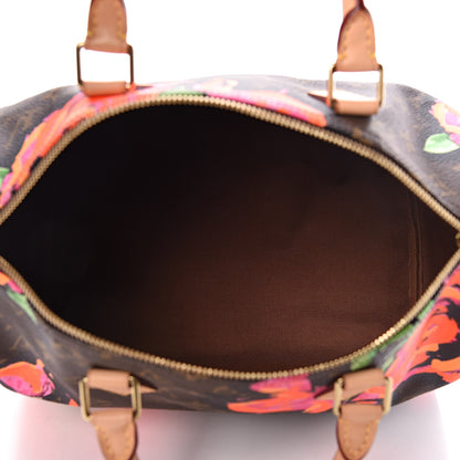 Louis Vuitton Monogram Roses Speedy 30 6 of 10
