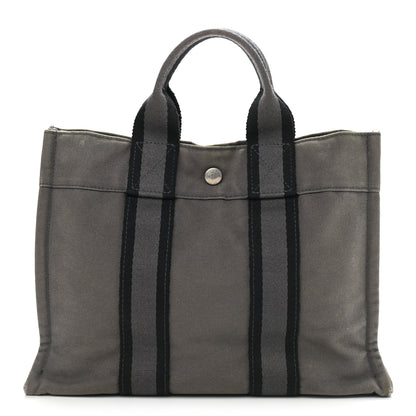 Hermes Canvas Fourre Tout PM Grey 1 of 11
