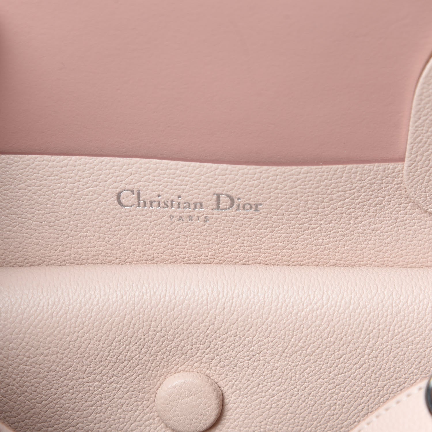 Christian Dior Supple Grained Calfskin Medium Open Bar Tote Rose Poudre 6 of 10
