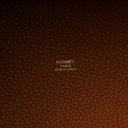 Hermes Taurillon Clemence Picotin Lock 18 PM Gold 6 of 9