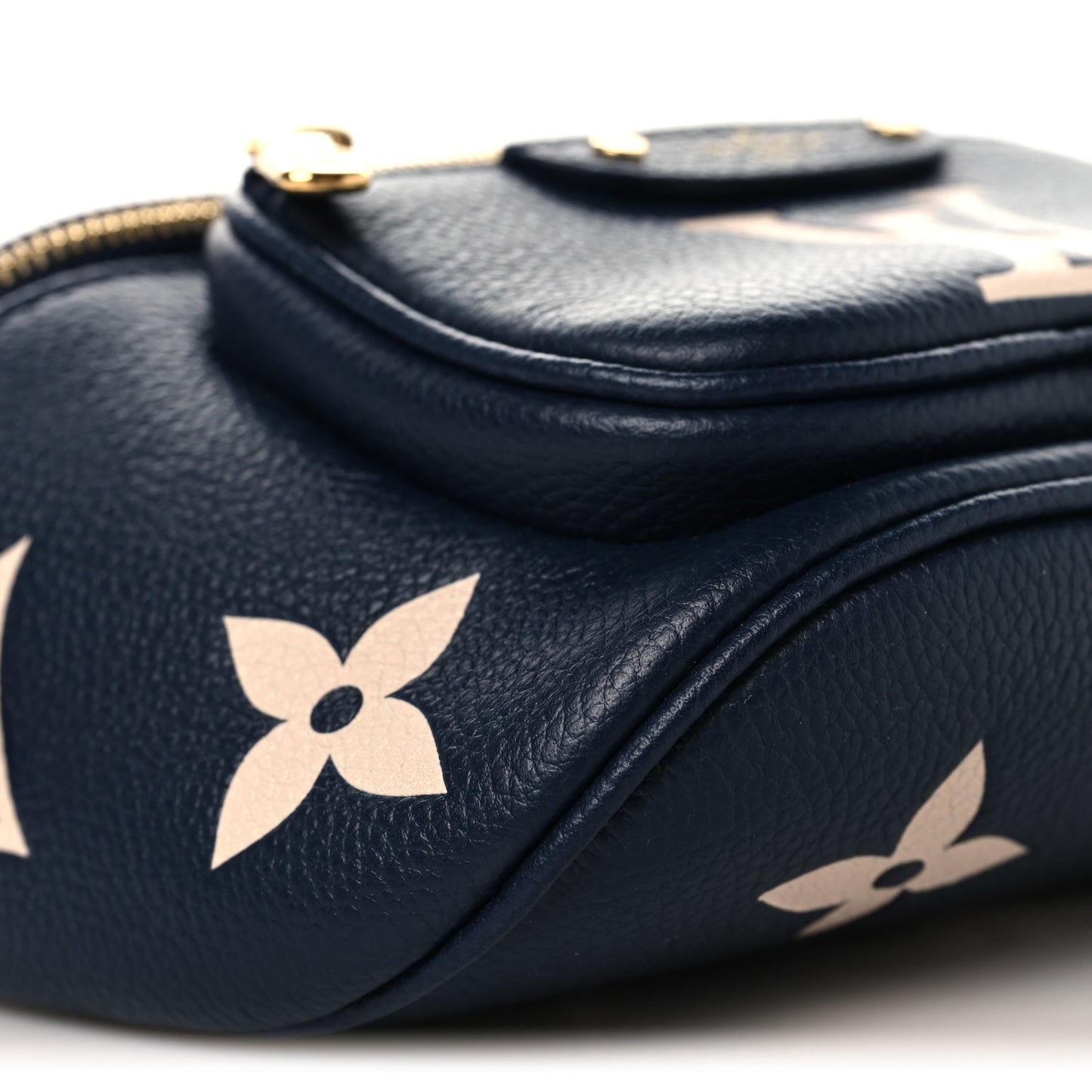 Empreinte Monogram Giant Mini By The Pool Bumbag Navy Creme